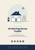 The Ultimate UK Moving House Checklist | Printable Moving Planner, Packing Lists & Change of Address Tracker PDF