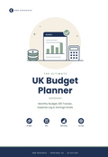 The Ultimate UK Budget Planner PDF | Monthly Budget, Bill Tracker, Expense Log & Savings Goals